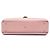 Borsa satchel Gucci Medium Dollar Calfskin Interlocking G rosa - vista 3