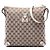 Borsa a tracolla Abbey D Ring in tela GG Gucci beige