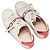 Gucci Low-Top Leder-Sneaker mit Schriftzug White & Multicolor Größe 37 Weiß - Ansicht 3