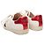 Gucci Low-Top Leder-Sneaker mit Schriftzug White & Multicolor Größe 37 Weiß - Ansicht 4