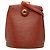 Borsa a tracolla Louis Vuitton Epi Cluny marrone