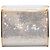 Mini clutch Judith Leiber argento e oro con decorazioni in cristallo - vista 3