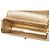 Mini clutch Judith Leiber argento e oro con decorazioni in cristallo - vista 4