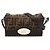 Borsa a tracolla Fendi Zucca Canvas Selleria marrone