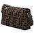 Borsa a tracolla Fendi Zucca Canvas Selleria marrone - vista 2