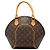 Borsa Louis Vuitton Monogram Ellipse PM Marrone
