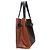 Borsa Christian Louboutin in pelo di pony sfumato marrone e nero - vista 2