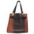 Borsa Christian Louboutin in pelo di pony sfumato marrone e nero - vista 3