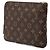 Clutch marrone Louis Vuitton Monogram Etui Voyageur PM - vista 2