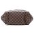 Borsa a Spalla Louis Vuitton Damier Ebene Sistina MM Marrone - vista 3