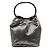 Bucket Gucci in velluto argento