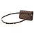 Pochette Florentine Damier Ebene marrone Louis Vuitton - vista 2