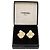 Orecchini a clip Chanel placcati in oro con strass a forma di diamante D'oro - vista 13