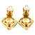 Orecchini a clip Chanel placcati in oro con strass a forma di diamante D'oro - vista 4