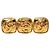 Spilla Triple CC placcata oro Gold Chanel D'oro