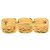 Spilla Triple CC placcata oro Gold Chanel D'oro - vista 2