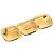 Spilla Triple CC placcata oro Gold Chanel D'oro - vista 3
