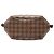 Borsa Louis Vuitton Damier Ebene Belem PM Marrone - vista 3