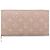 Portafoglio Zippy Long Bicolor Monogram Empreinte Rosa Louis Vuitton - vista 2