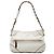 Borsa a tracolla Gucci Calfskin Web Capri Ranch Kid bianca Bianco
