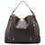 Borsa hobo Louis Vuitton Monogram Delightful GM marrone