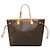 Borsa Tote Louis Vuitton Monogram Neverfull GM marrone