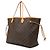 Borsa Tote Louis Vuitton Monogram Neverfull GM marrone - vista 2