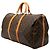 Borsa da viaggio marrone Louis Vuitton Monogram Keepall Bandouliere 50 - vista 2