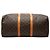 Borsa da viaggio marrone Louis Vuitton Monogram Keepall Bandouliere 50 - vista 3