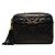 Camera Borsa a tracolla Chanel Medium CC in agnello trapuntato nero con nappa