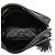 Camera Borsa a tracolla Chanel Medium CC in agnello trapuntato nero con nappa - vista 4