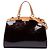 Bolso Louis Vuitton Monogram Vernis Brea PM Púrpura