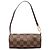 Borsa a mano Papillon Louis Vuitton Damier Ebene marrone