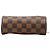 Borsa a mano Papillon Louis Vuitton Damier Ebene marrone - vista 3