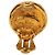 Orecchini a clip rotondi 31 Rue Cambon placcati oro Chanel Gold D'oro - vista 3