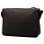 Borsa a tracolla Fendi Zucchino Canvas marrone con charm F - vista 2