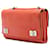 Borsa a tracolla Prada Soft Calf Double Turnlock Arancione - vista 2