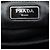 Borsa a tracolla con catena Black Prada Saffiano Lux e Tessuto Nero - vista 5