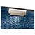 Borsa a tracolla Burberry Chichester in pelle granulata blu - vista 6