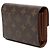 Portafoglio piccolo Louis Vuitton Monogram Alexandra marrone - vista 2
