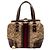 Borsa Treasure in tela Gucci Horsebit Web beige
