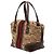 Borsa Treasure in tela Gucci Horsebit Web beige - vista 2