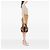 Borsa Treasure in tela Gucci Horsebit Web beige - vista 7