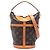 Borsa Bucket Duffel Monogram marrone Louis Vuitton
