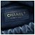 Borsa a secchiello in denim intrecciato e rafia CC blu Chanel - vista 5