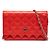 Borsa a tracolla Chanel CC Patent Wallet on Chain arancione