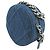 Clutch rotonda 19 in denim blu Chanel con tracolla a catena - vista 2