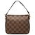 Pochette Trousse Louis Vuitton Damier Ebene Marrone