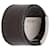 Brown Hermès Swift and Palladium Plated Lurie Ring  - view 4