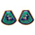 Green Hermès Enamel Jockey Cloisonne Clip On Earrings  - view 1
